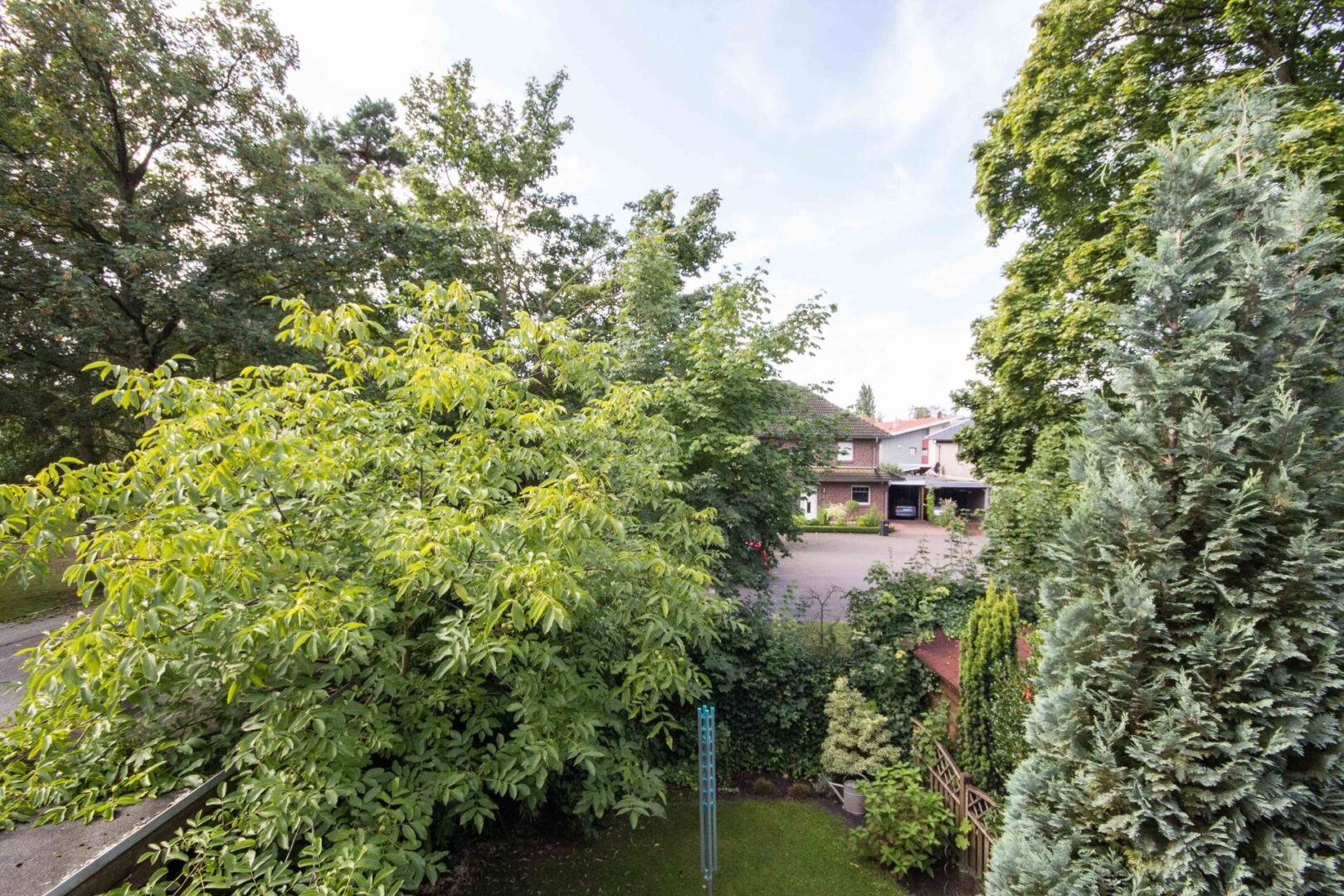 Blick vom Balkon