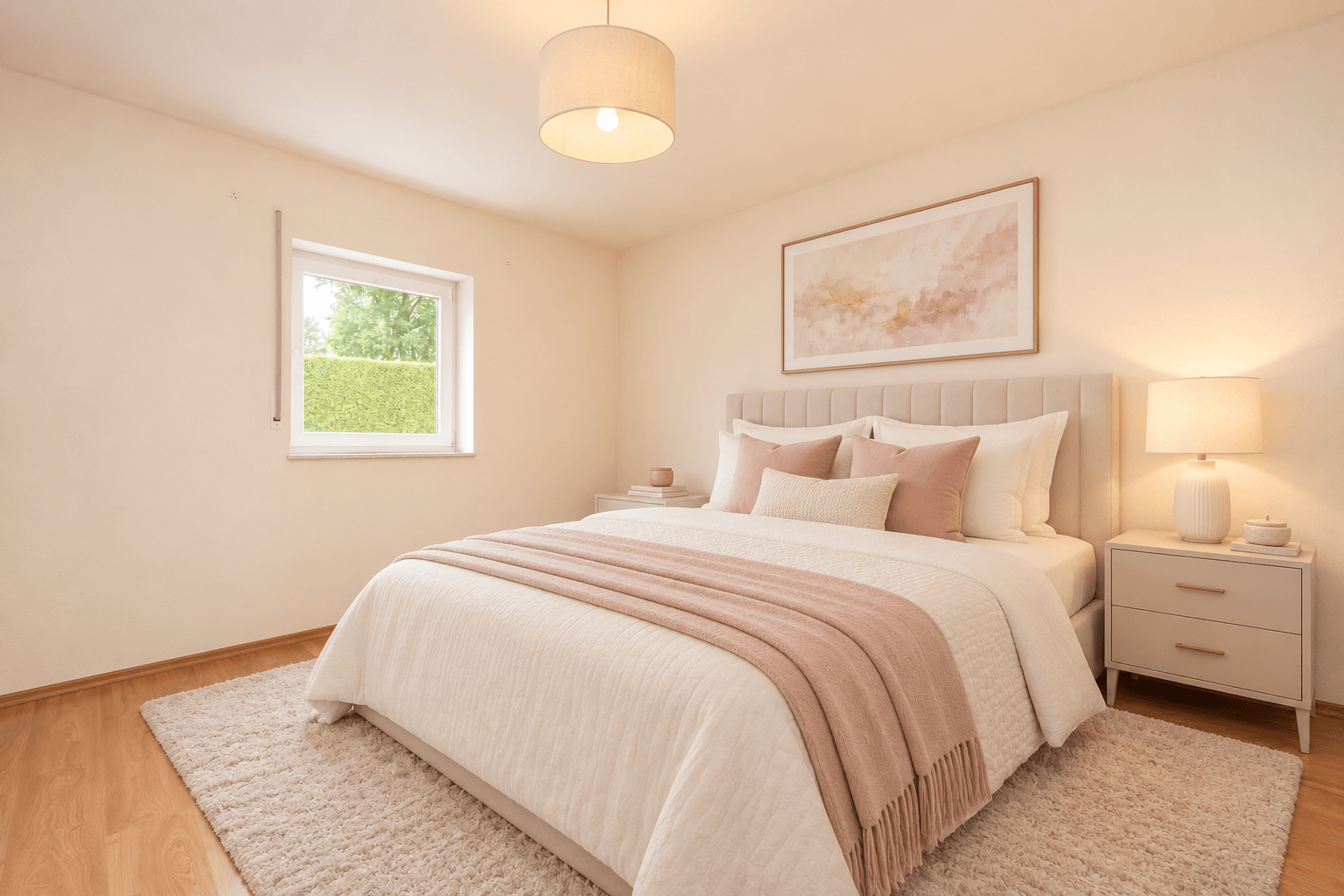 Schlafzimmer (visualisierter Einrichtungsvorschlag mit KI)
