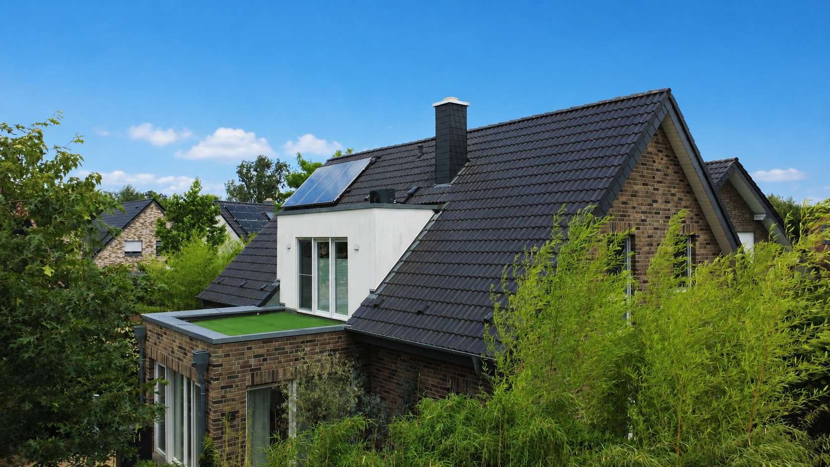 Hausseitenansicht